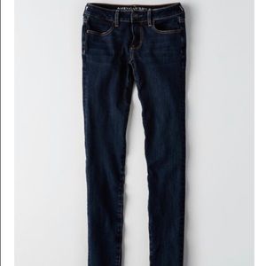 American Eagle Dark Wash Jegging Size US 10 X-Tall Like New